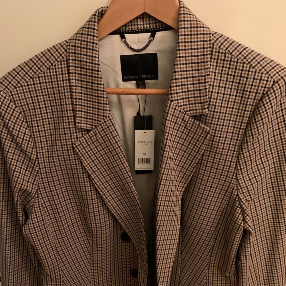 Banana Republic Double Breasted Blazer NWT sz 18
